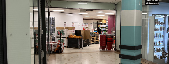 Plusen har flyttat till ny tillfällig lokal