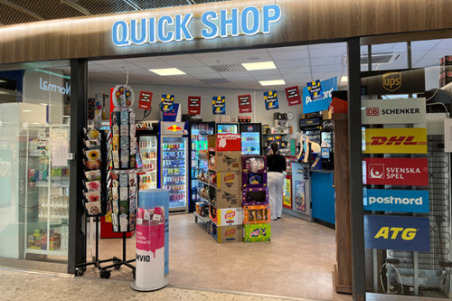 Quickshop i Flemingsberg centrum
