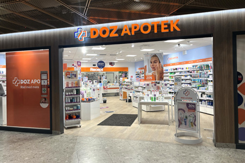 DOZ apotek i Flemingsberg centrum
